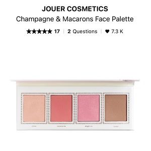 JOUER FACE PALETTE Champagne & Macarons
